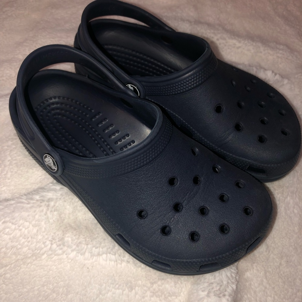 CROCS Navy Junior Sz 3